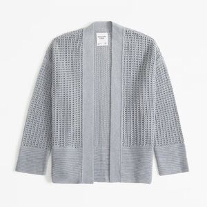 Abercrombie & Fitch || Mesh Stitch Non-closure Cardigan (M)